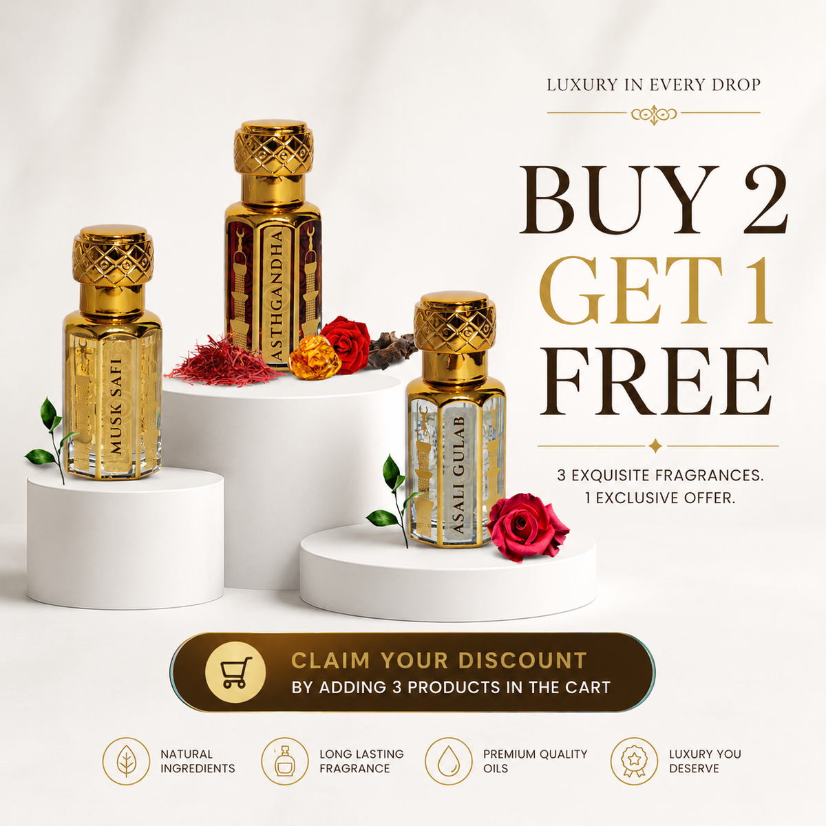 BUY 2 GET 1 FREE