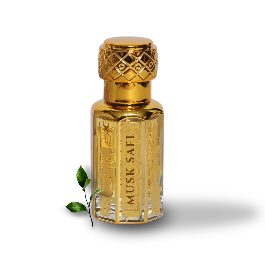 Musk Safi Long Lasting Pure & Natural Dubai Fragrance 12ml Crystal pack