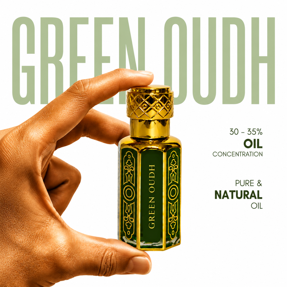 Green Oudh Premium Attar By Ruhtatva