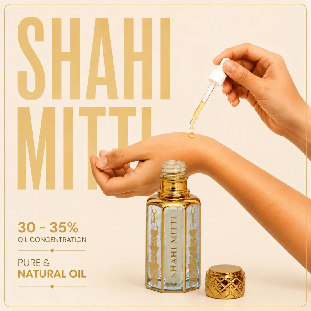 Ruh Mitti 12ml Attar Indian Natural Attar Series/Long Lasting Attar Non Alcoholic (Mitti)