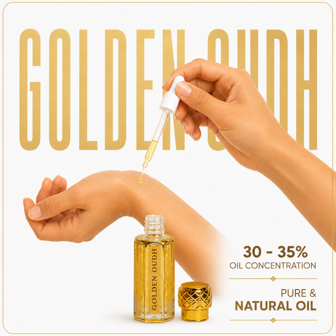 Golden Oudh Premium Attar By Ruhtatva