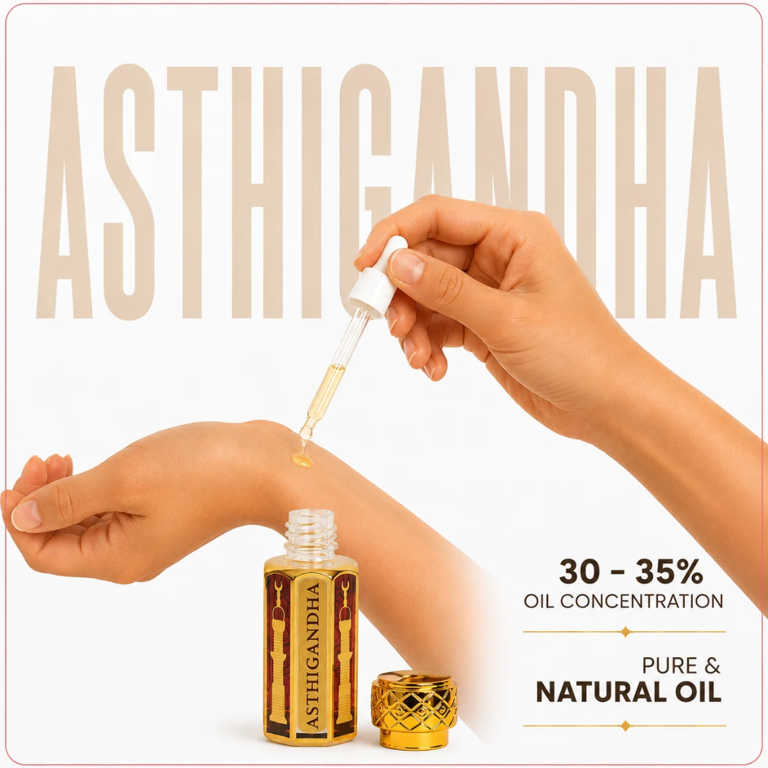 Astgandha - Special Attar Combination Kasturi, Amber, Kesar, Chandan, Gulab, Oudh