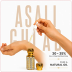 Asli Gulab Rose - Non Alcohol, Long Lasting Fragrance.