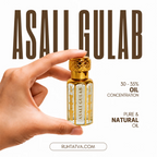 Asli Gulab Rose - Non Alcohol, Long Lasting Fragrance.