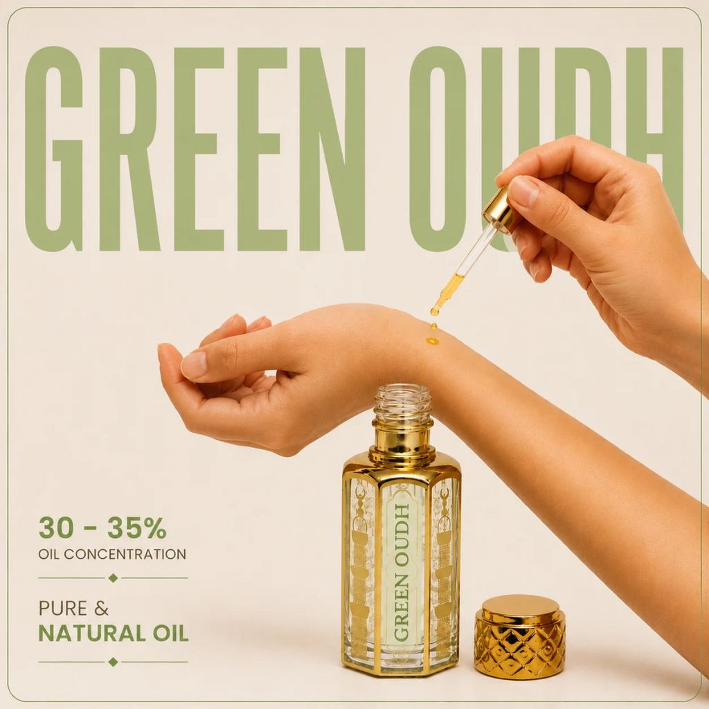Green Oudh Premium Attar By Ruhtatva