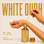 White Oudh - Agarwood natural attar | Non Alcohol, Long Lasting Fragrance.