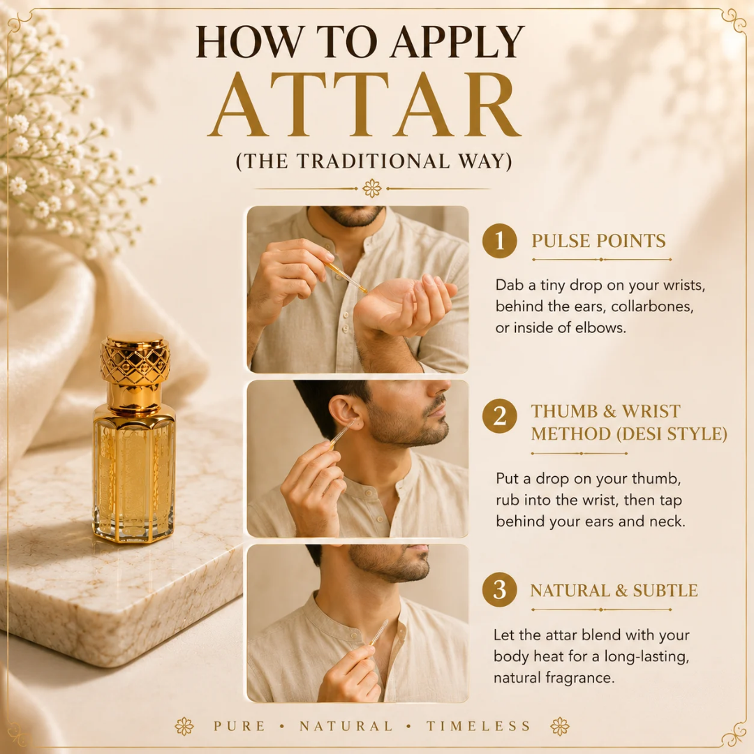Musk Safi Long Lasting Pure & Natural Dubai Fragrance 12ml Crystal pack