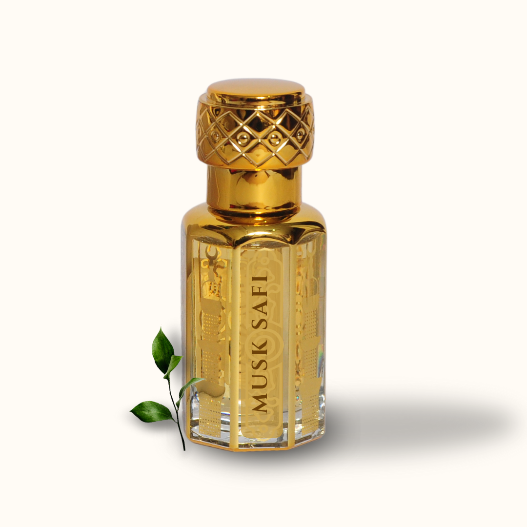 Musk Safi Long Lasting Pure & Natural Dubai Fragrance 12ml Crystal pack