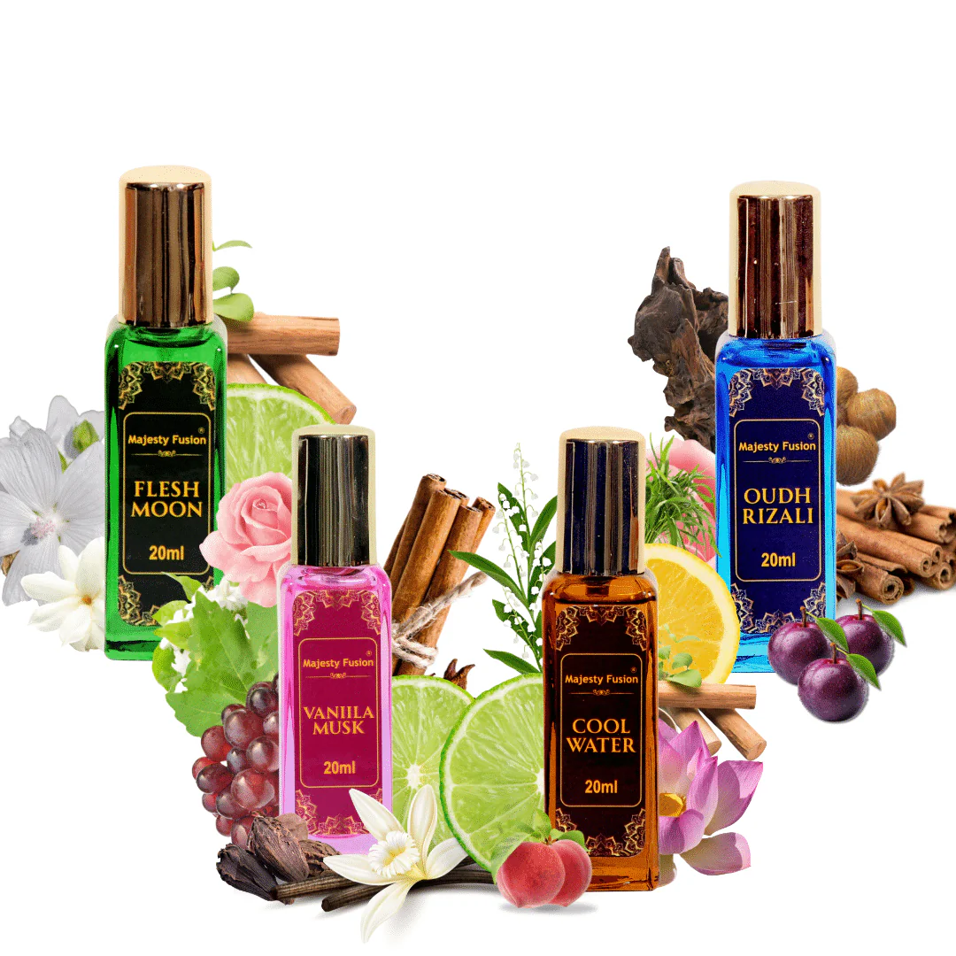 Sample set of 4 premium perfumes 20ml each