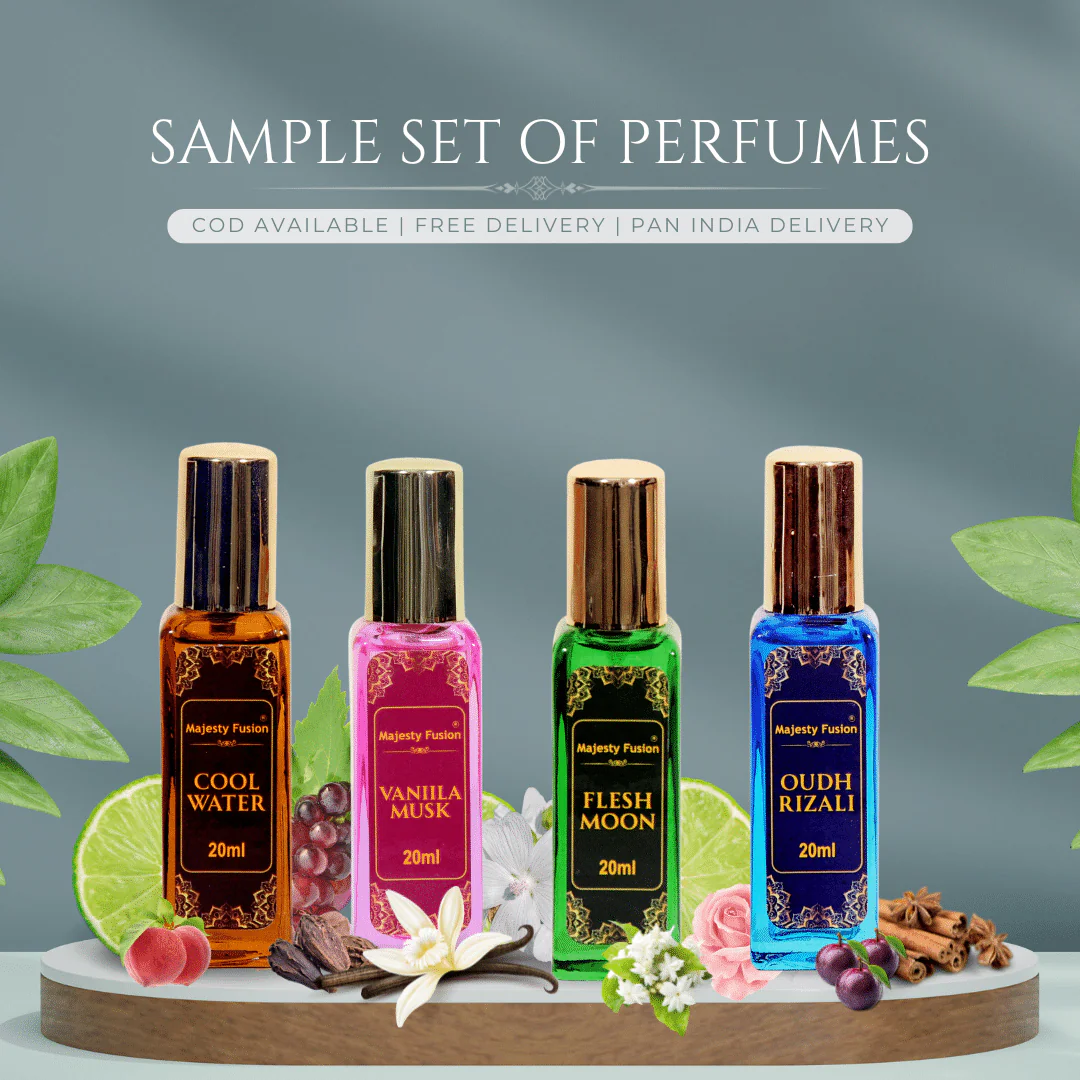 Sample set of 4 premium perfumes 20ml each - Image 2